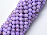 Jade - Purple, 6mm Round-BeadDirect