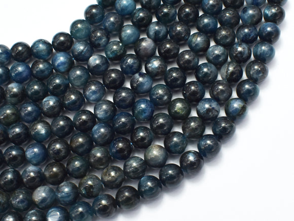 Kyanite Beads, 6mm (6.5mm) Round Beads, 15.5 Inch-BeadDirect