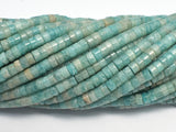 Amazonite, Approx. 2x4mm, Heishi Disc