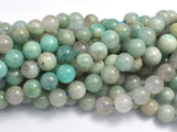 Amazonite Beads, 8mm Round-BeadDirect