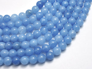 Jade - Blue, 8mm, Round-BeadDirect