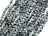 Snowflake Obsidian Beads, Round, 6mm-BeadDirect