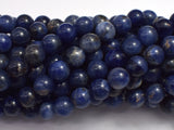 Sodalite Beads, Round, 8mm-BeadDirect