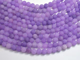 Matte Jade - Lavender, 8mm Round-BeadDirect