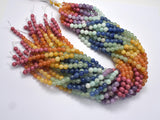 Mixed Stone, Rhodonite, Amazonite, Aventurine, Lepidolite, 6mm (6.7mm)-BeadDirect
