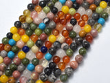 Mixed Stone, 6mm Round Beads-BeadDirect