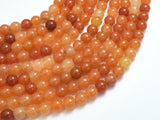Red Aventurine Beads, 6mm Round Beads