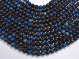 Blue Opal, 8mm (8.5mm) Round-BeadDirect