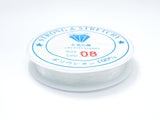 2Rolls Clear Stretch Elastic Beading Cord, 0.8mm, 2 Rolls-10 Meters