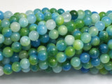 Jade - Green & Blue, 6mm Round-BeadDirect
