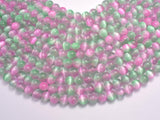 Selenite - Green & Purple, 8mm (8.5mm)-BeadDirect