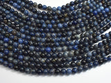 Dumortierite, 6mm Round Beads