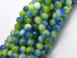 Jade - Green & Blue, 8mm Round-BeadDirect