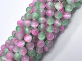 Selenite - Green & Purple, 8mm (8.5mm)-BeadDirect