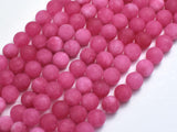 Matte Jade - Pink, 8mm Round-BeadDirect