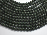 Natural Mocui Jade, 8mm Round-BeadDirect
