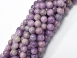 Lepidolite Beads, Round, 8mm-BeadDirect