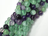 Fluorite Beads, Rainbow Fluorite, 10mm (9.8mm) Round-BeadDirect