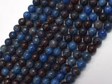 Blue Opal, 6mm (6.6mm) Round-BeadDirect