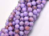 Jade - Purple, 8mm Round-BeadDirect