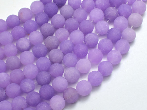 Matte Jade - Lavender, 8mm Round-BeadDirect