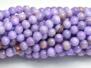 Jade - Purple, 4mm Round-BeadDirect
