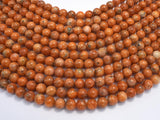 Orange Calcite, 8mm (8.3mm) Round