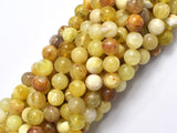 Yellow Opal, 8mm (8.5mm) Round-BeadDirect