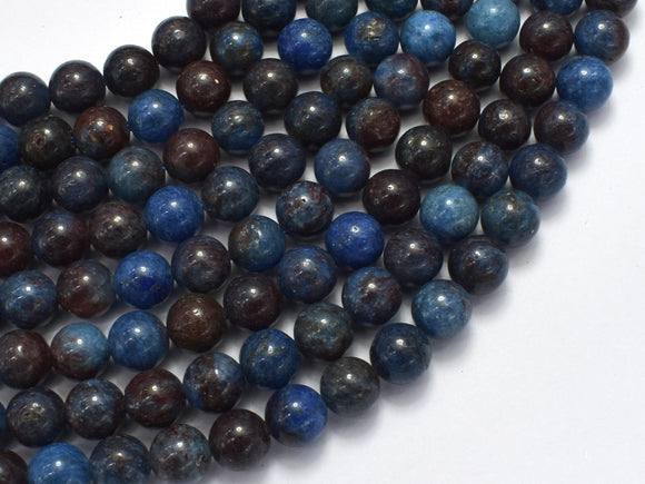 Blue Opal, 8mm (8.5mm) Round-BeadDirect