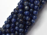 Sodalite Beads, Round, 8mm-BeadDirect