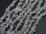 Clear Quartz, 4mm - 10mm Chips Beads, 31 Inch