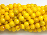 Jade - Yellow, 8mm Round-BeadDirect