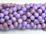 Jade - Purple, 8mm Round-BeadDirect