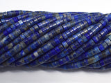 Natural Lapis Lazuli, Approx. 2x4mm, Heishi Disc