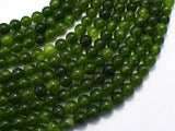 Jade - Green, 6mm Round Beads