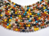 Mixed Stone, 6mm Round Beads-BeadDirect