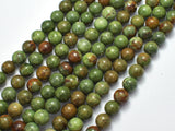 Green Opal, 8mm Round Beads-BeadDirect