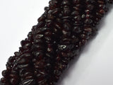 Red Garnet, 4mm - 10mm Pebble Chips Beads-BeadDirect