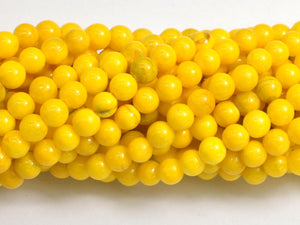 Jade - Yellow, 4mm Round-BeadDirect