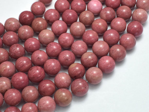 Rhodonite Beads, 10mm, Round Beads-BeadDirect