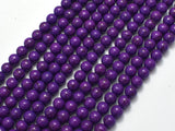 Purple Howlite, 6mm Round Beads-BeadDirect