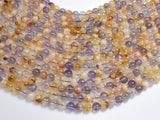 Amethyst, Citrine, 6mm Round-BeadDirect