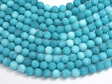 Matte Jade - Teal, 8mm Round-BeadDirect