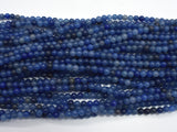 Blue Aventurine, 4mm (4.8mm) Round Beads-BeadDirect