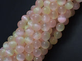 Selenite - Peach & Yellow, 8mm (8.5mm)-BeadDirect