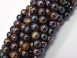 Mystic Coated, Tiger Eye Beads, 3 color, 8mm-BeadDirect