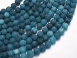 Matte Jade - Blue, 6mm Round-BeadDirect