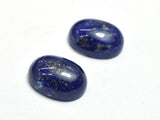 Lapis Lazuli Cabochon, 9x12mm Oval, 2pieces-BeadDirect