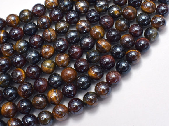 Mystic Coated, Tiger Eye Beads, 3 color, 8mm-BeadDirect