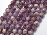 Purple Mica, 8mm Round-BeadDirect